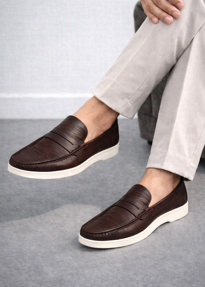 0012 AIR LOAFER'S-FT BROWN