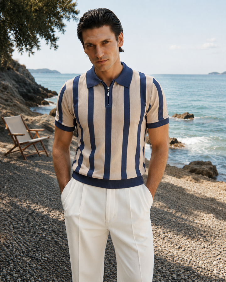 THE CONTOUR-CREST POLO-ZINK