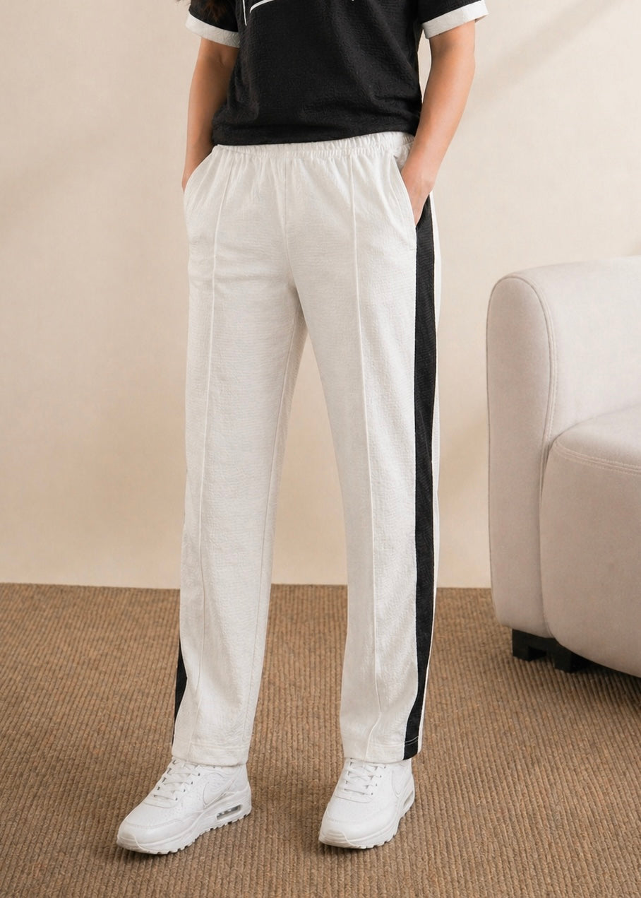 THE IMPERIAL FLEX TROUSER-WHITE