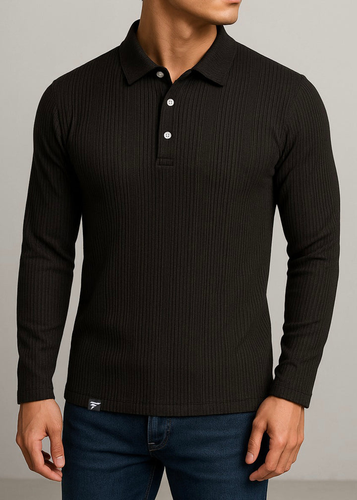 THE SMART KNITTED POLO-FT