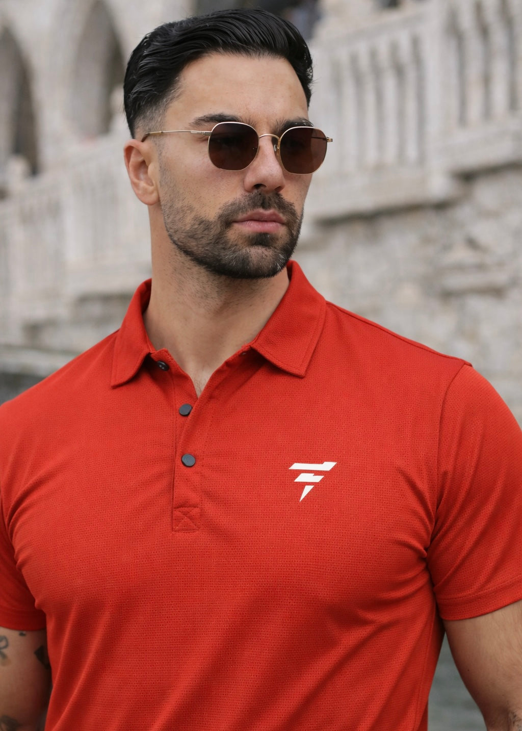 THE PRESTIGE POLO-RED