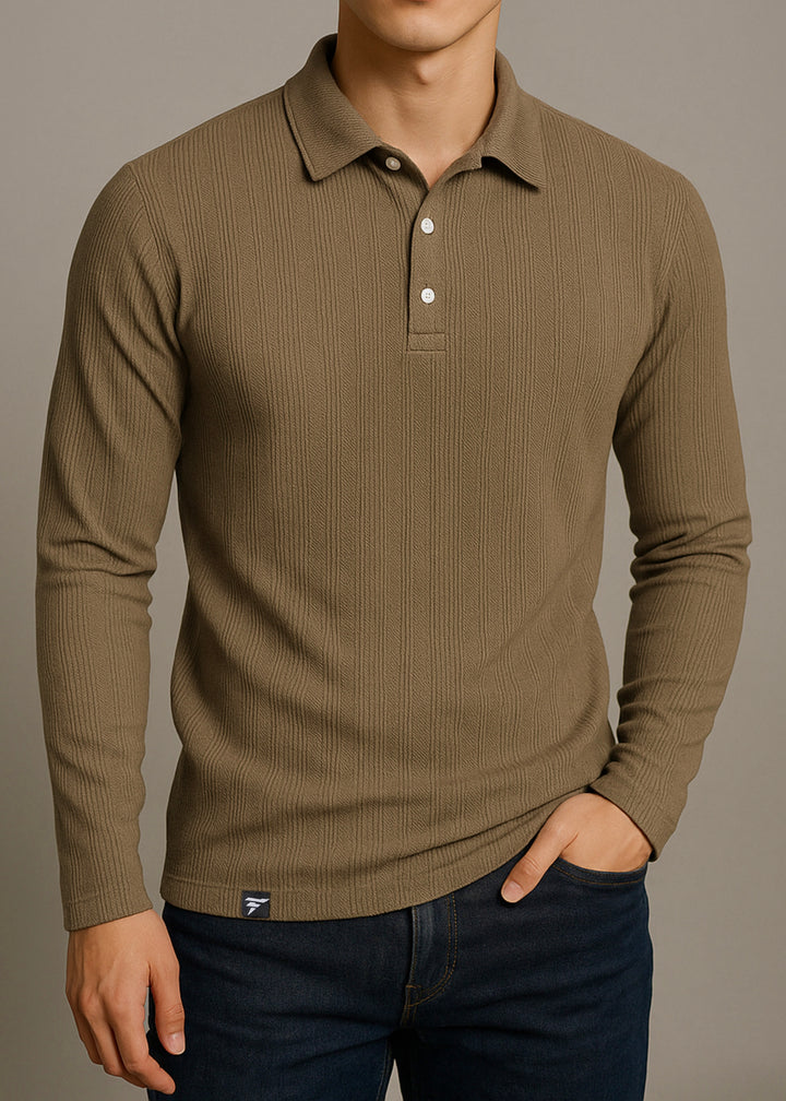 THE SMART KNITTED POLO-FT