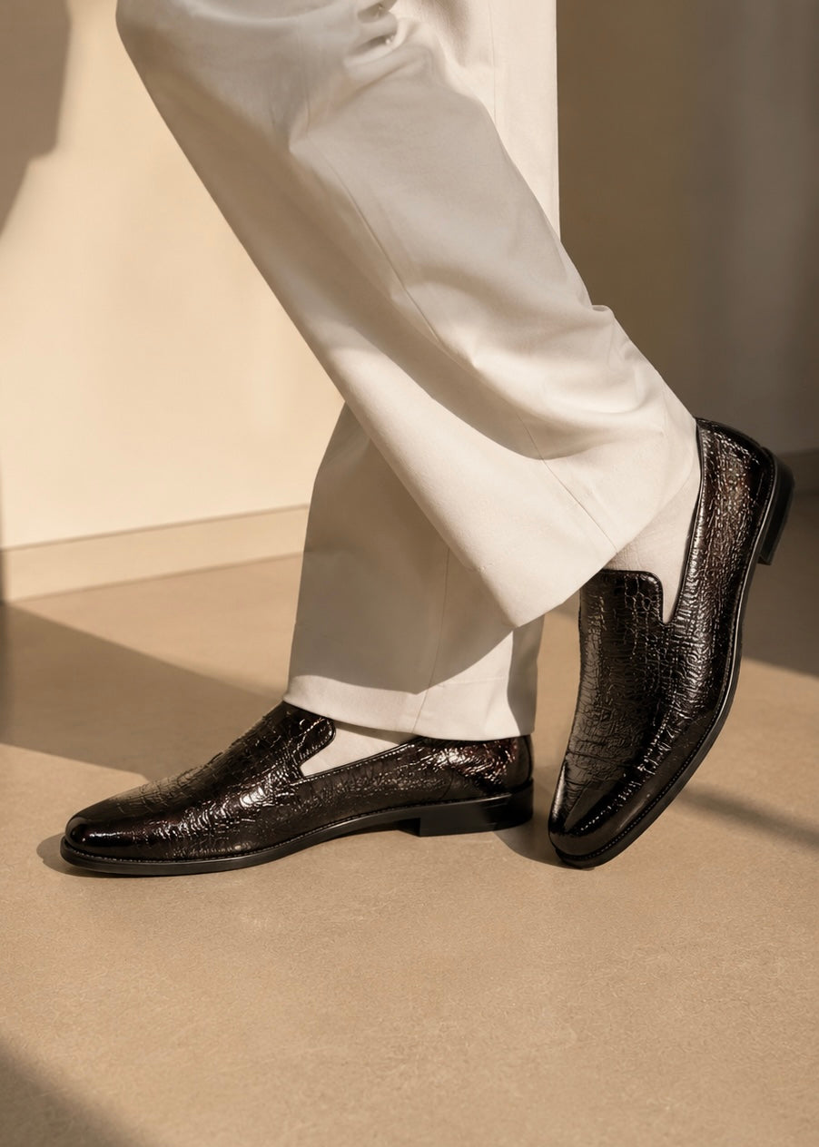 Vintage Charm Leather Shoes-FT