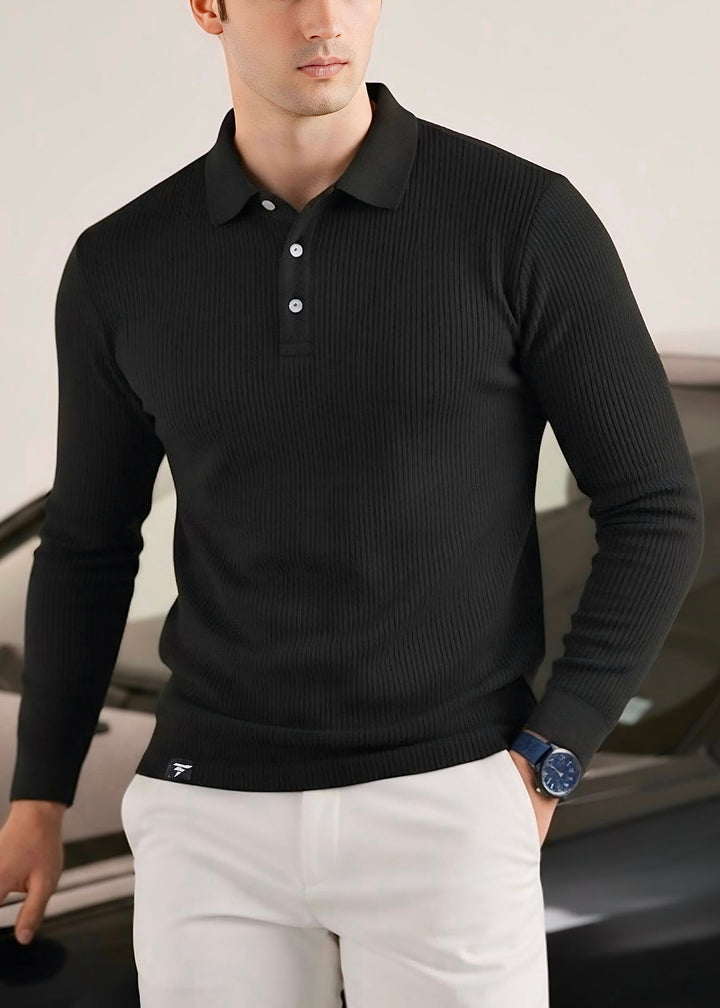 THE SMART KNITTED POLO-FT