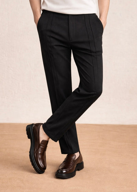 THE EVERYDAY BLACK TROUSER PANTS-FT