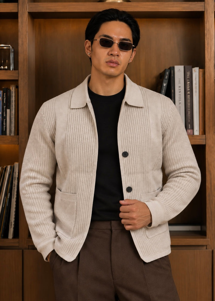 LUXE-WHOOL SHACKET-OFF-WHITE