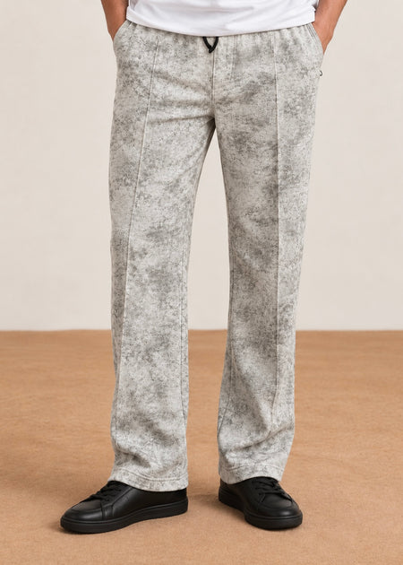 Vintage Texture Pant Trouser White