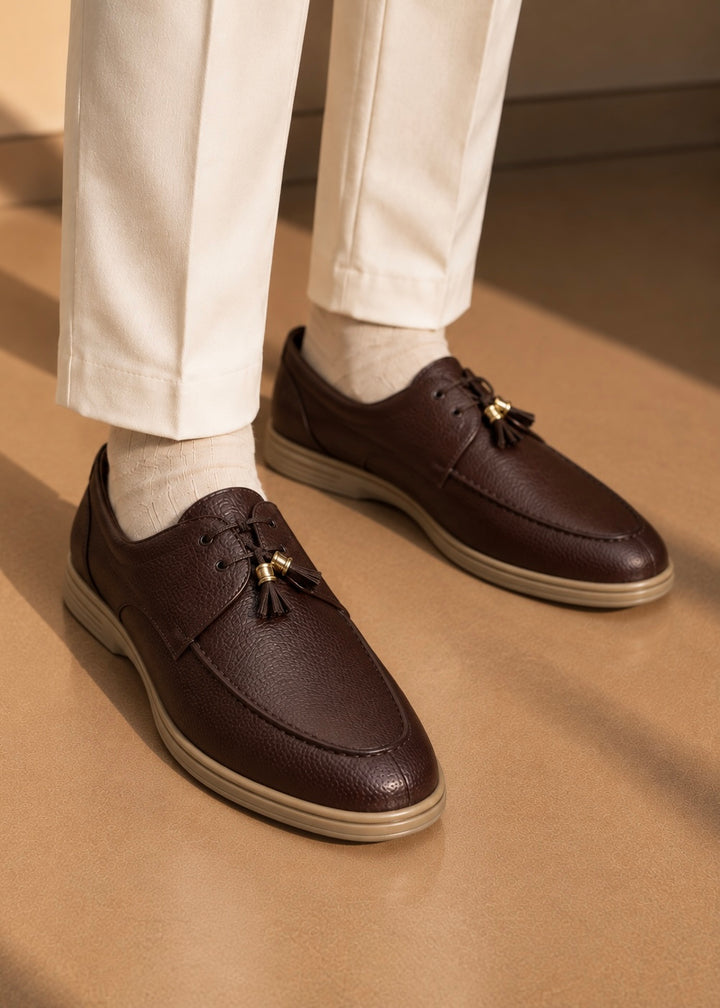 0068 Alpha Step Casual Shoes-Brown