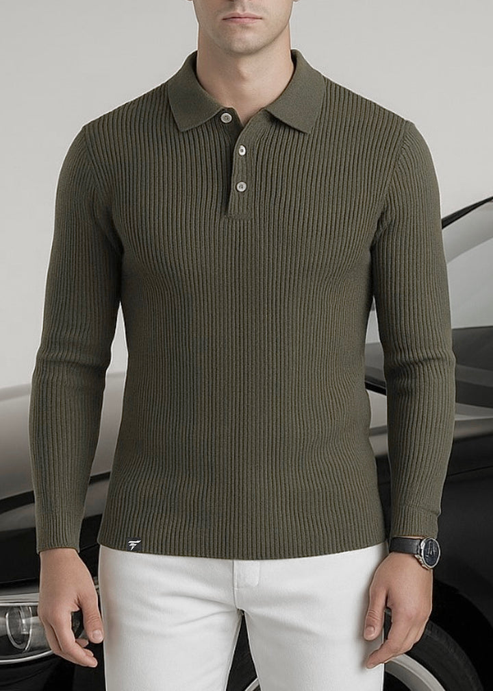 THE SMART KNITTED POLO-FT