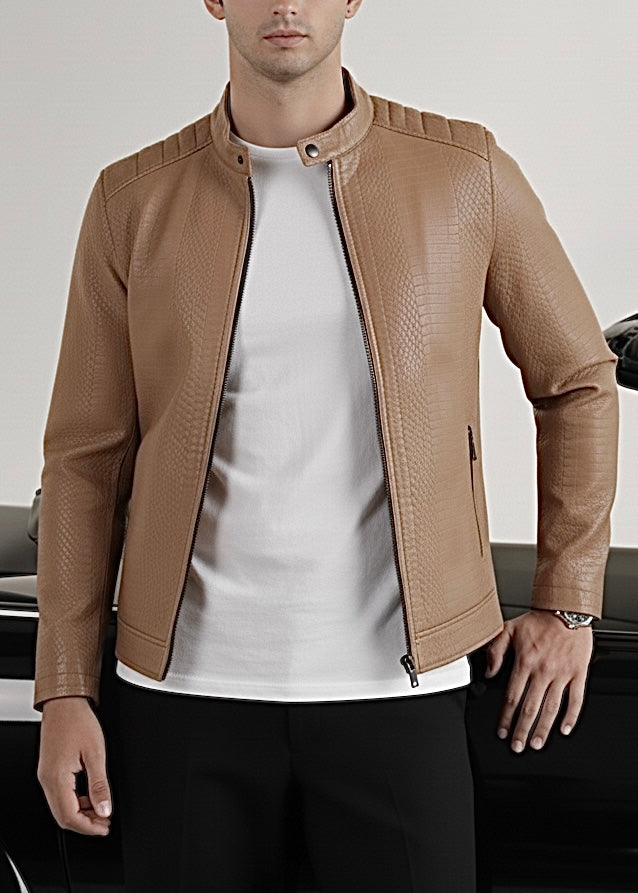 THE PHANTOM KNIGHT JACKET-TAN