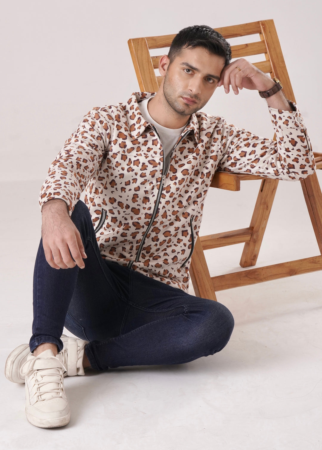 TAN LEOPARD JACKET-FT