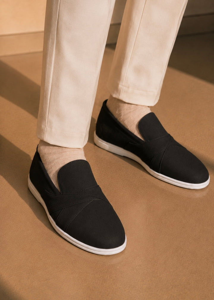 0075 Elite Avenue Luxury Shoes-Black