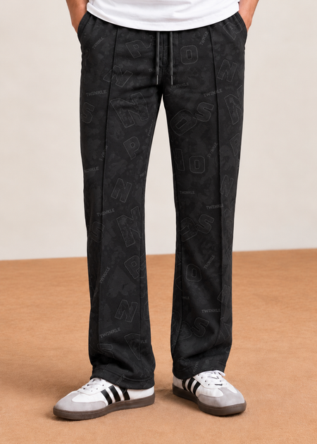 Urban Script Pant Trouser Black