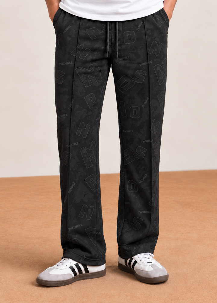 Urban Script Pant Trouser Black