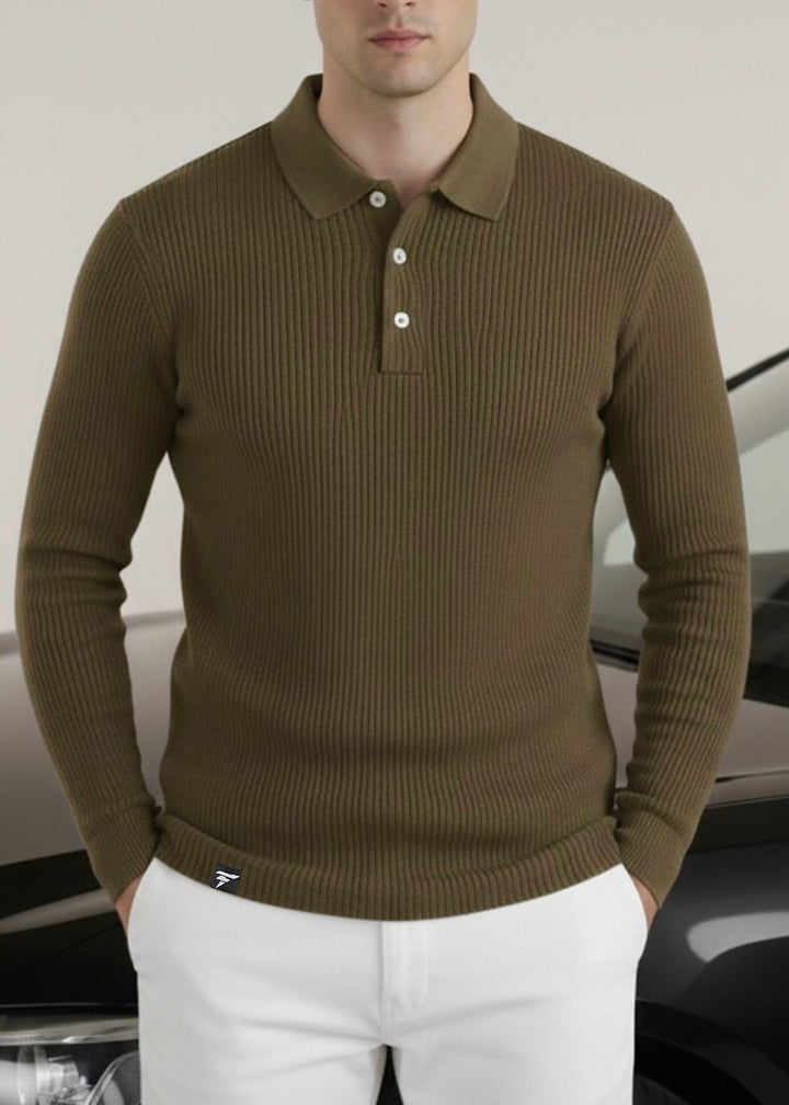THE SMART KNITTED POLO-FT