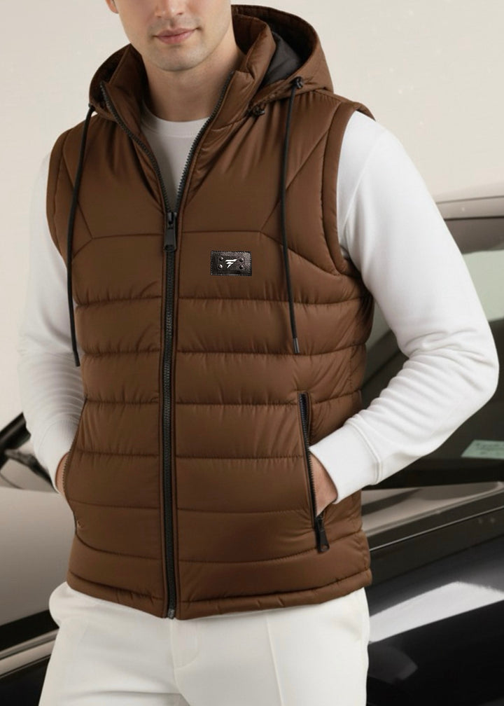 LOGO SLEEVELESS JACKET-FT