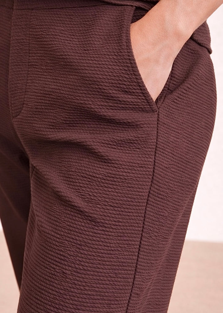 THE GLAMER TEXTURE TROUSER-FT