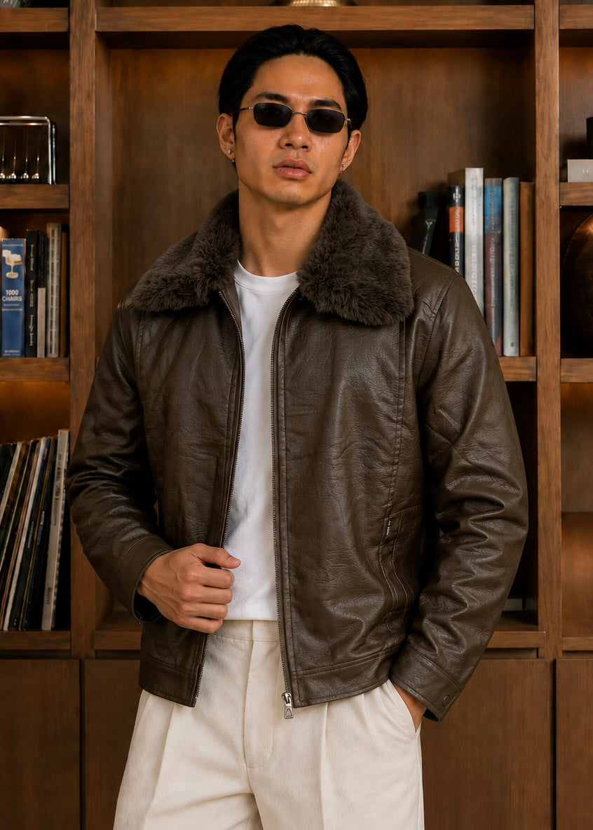 THE FLUX-STORM JACKET-BROWN