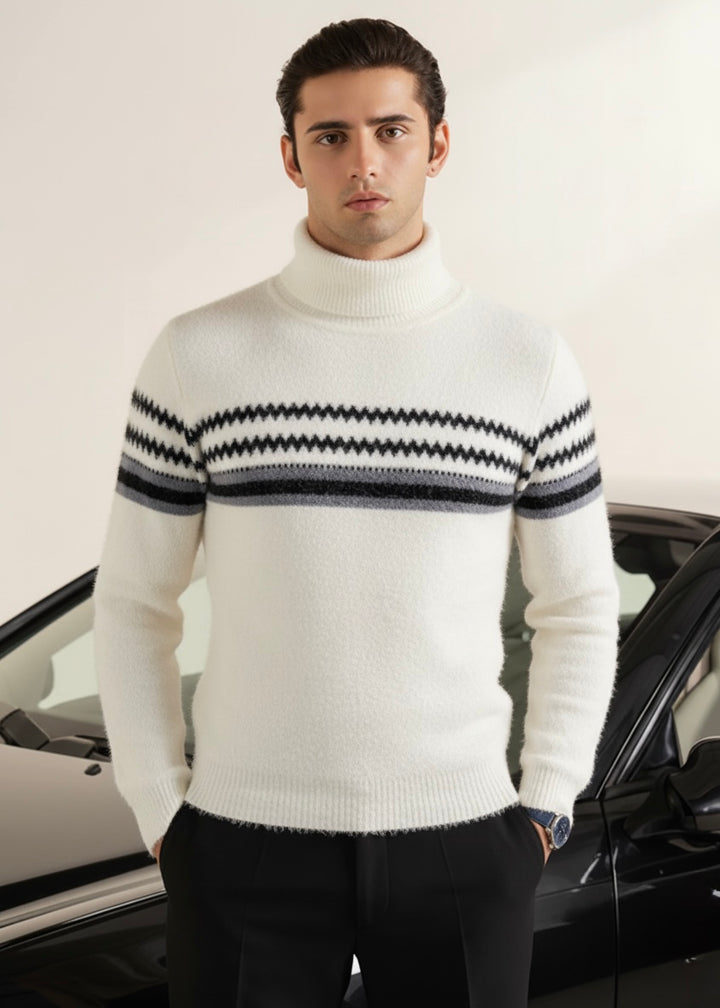 THE GLACIER STRIPE SWEATER-FT