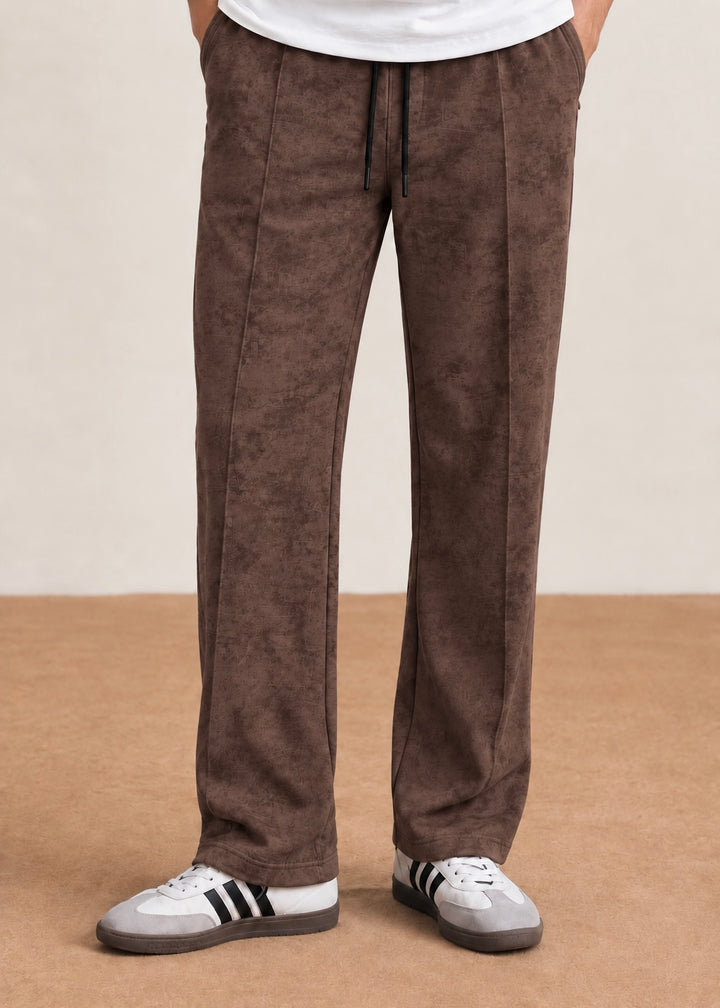 Vintage Texture Pant Trouser Brown