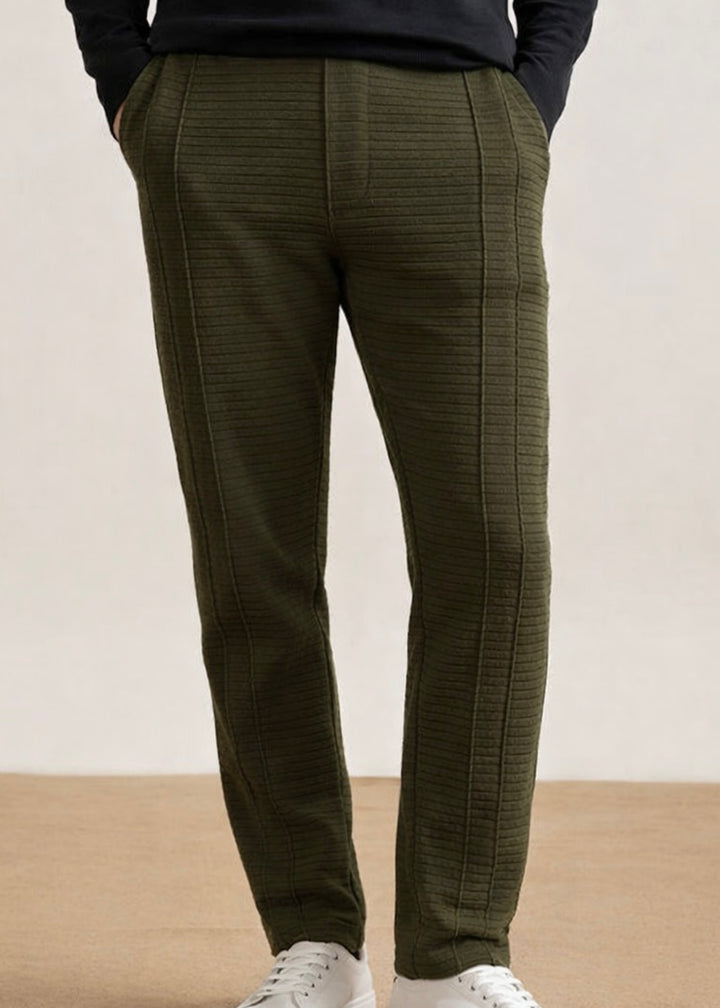 THE MODERN TAILORED TROUSER-OLIVE