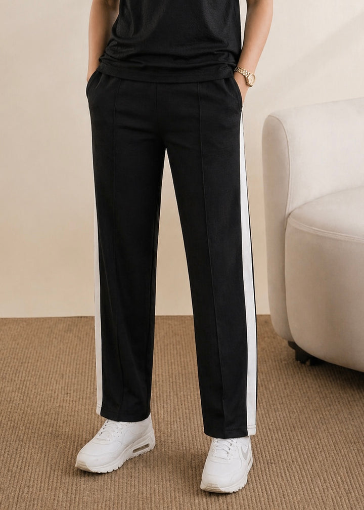 THE IMPERIAL FLEX TROUSER-BLACK