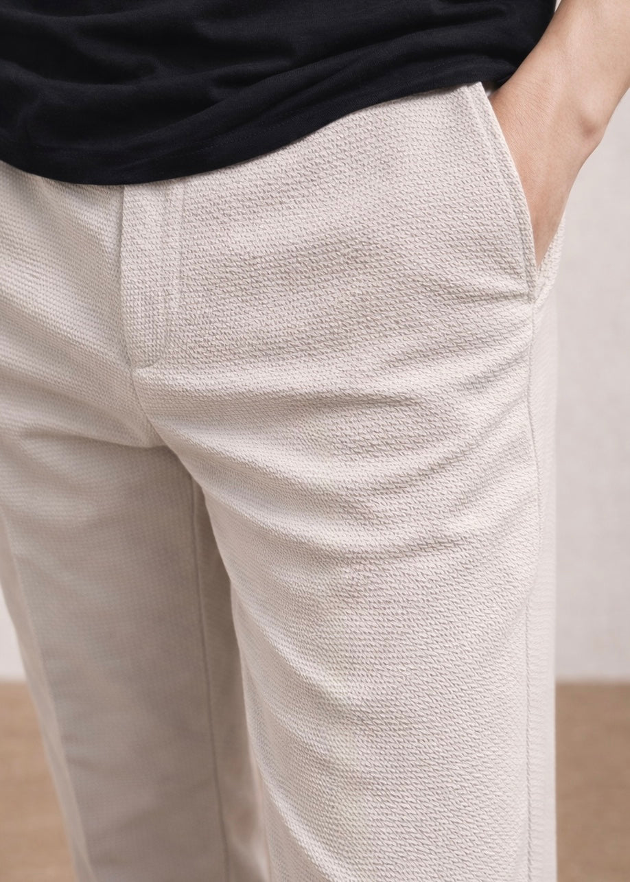 THE SOFT STRUCTURE-FIT BOTTOM-BEIGE