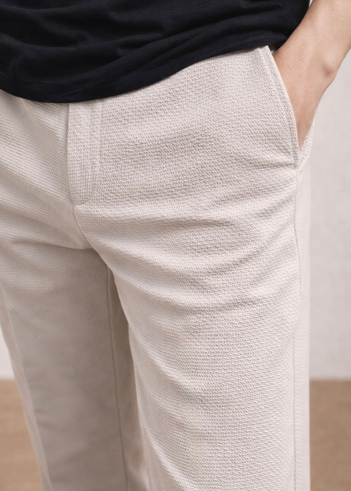 THE SOFT STRUCTURE-FIT BOTTOM-BEIGE