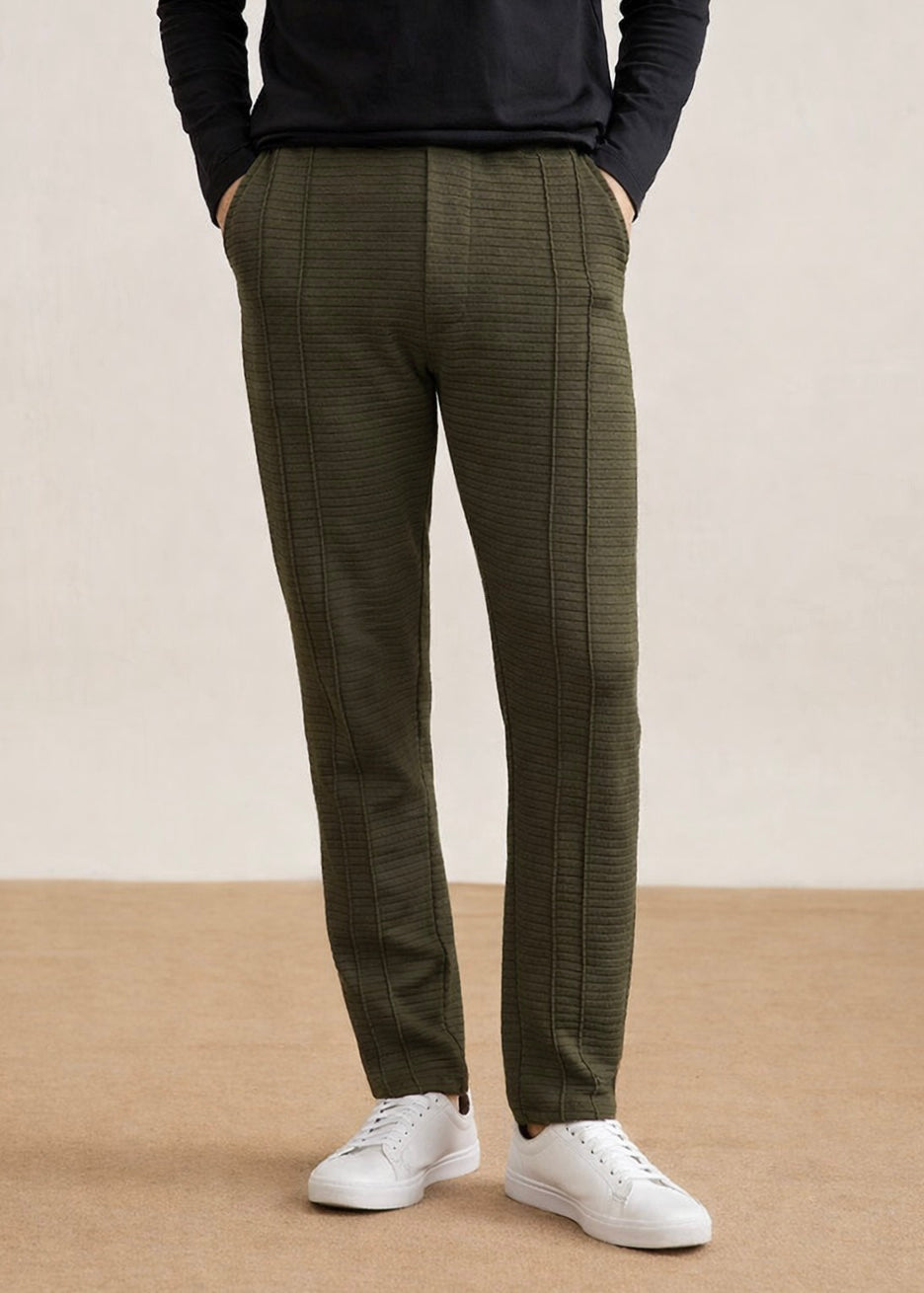 THE MODERN TAILORED TROUSER-OLIVE