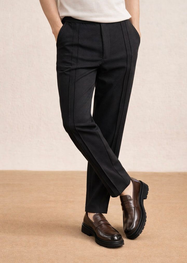 THE EVERYDAY BLACK TROUSER PANTS-FT