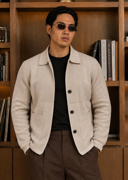 LUXE-WHOOL SHACKET-OFF-WHITE