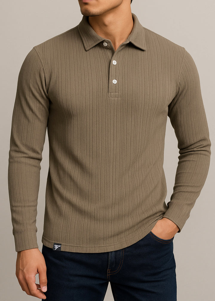 THE SMART KNITTED POLO-FT