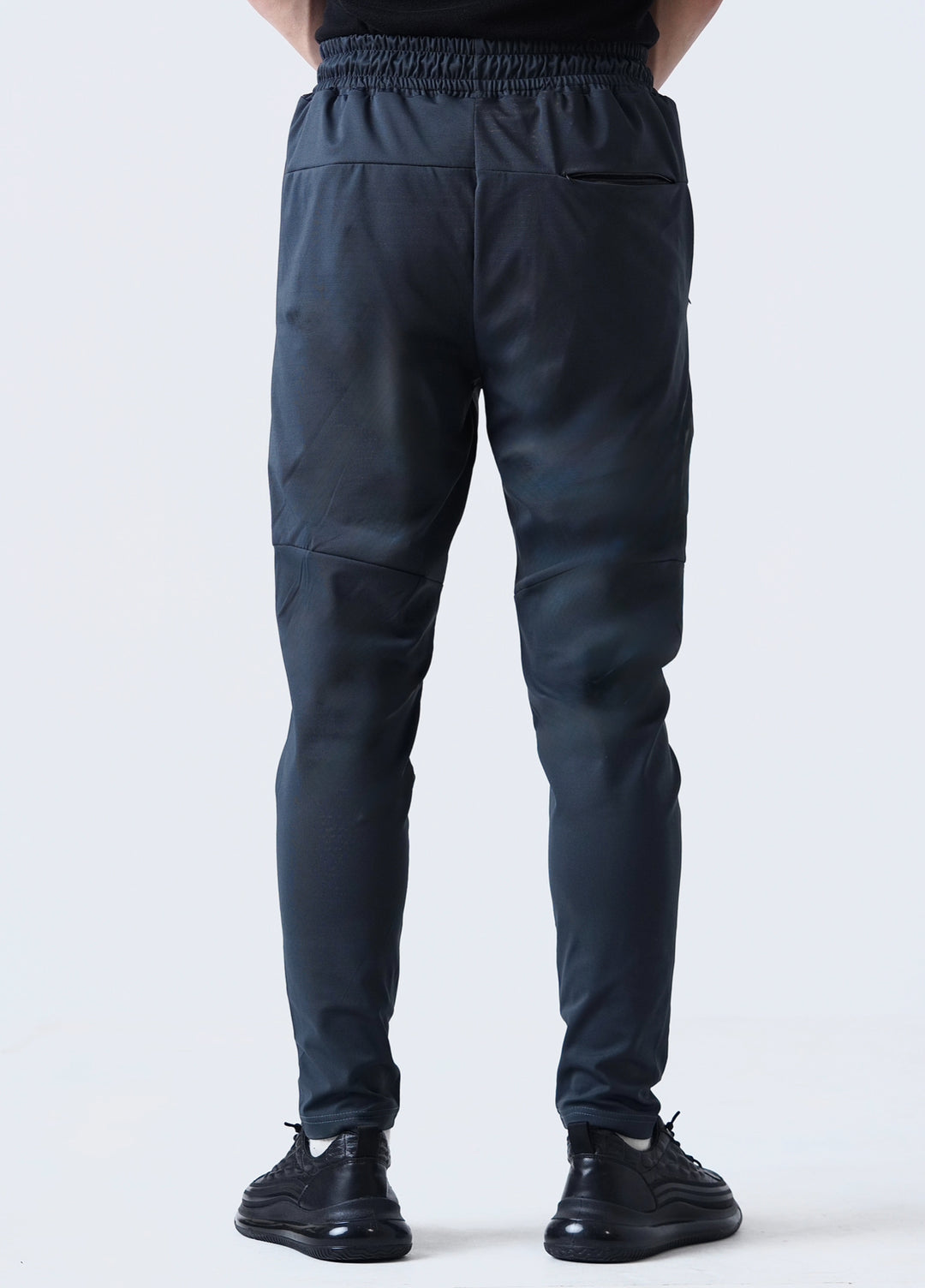 THE LINEN PLEATED TROUSER-GRAY