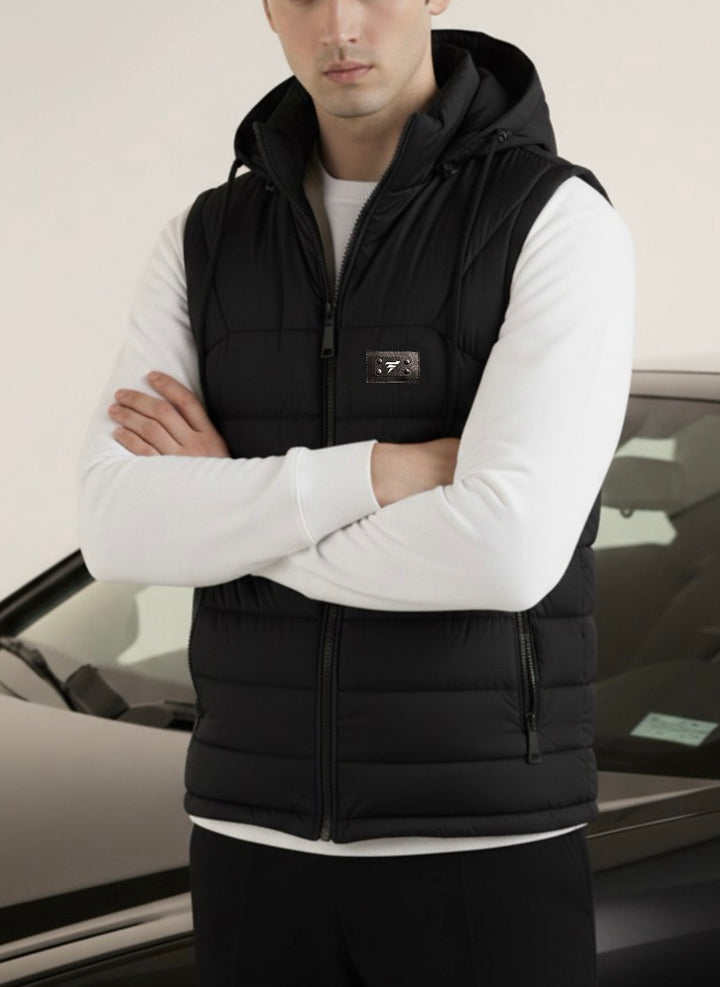 LOGO SLEEVELESS JACKET-FT