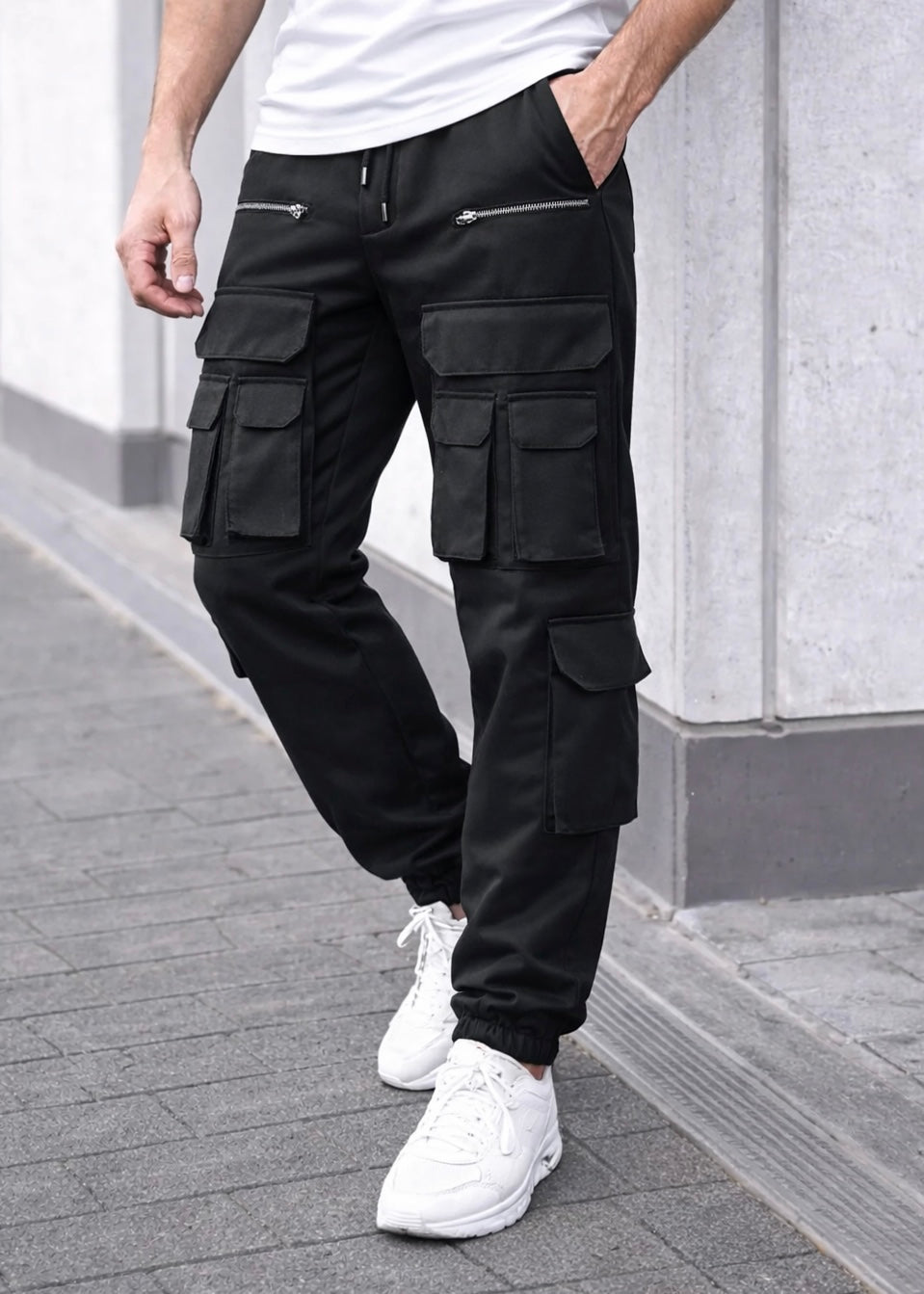 THE STREET-FUSION CARGO BLACK-FT