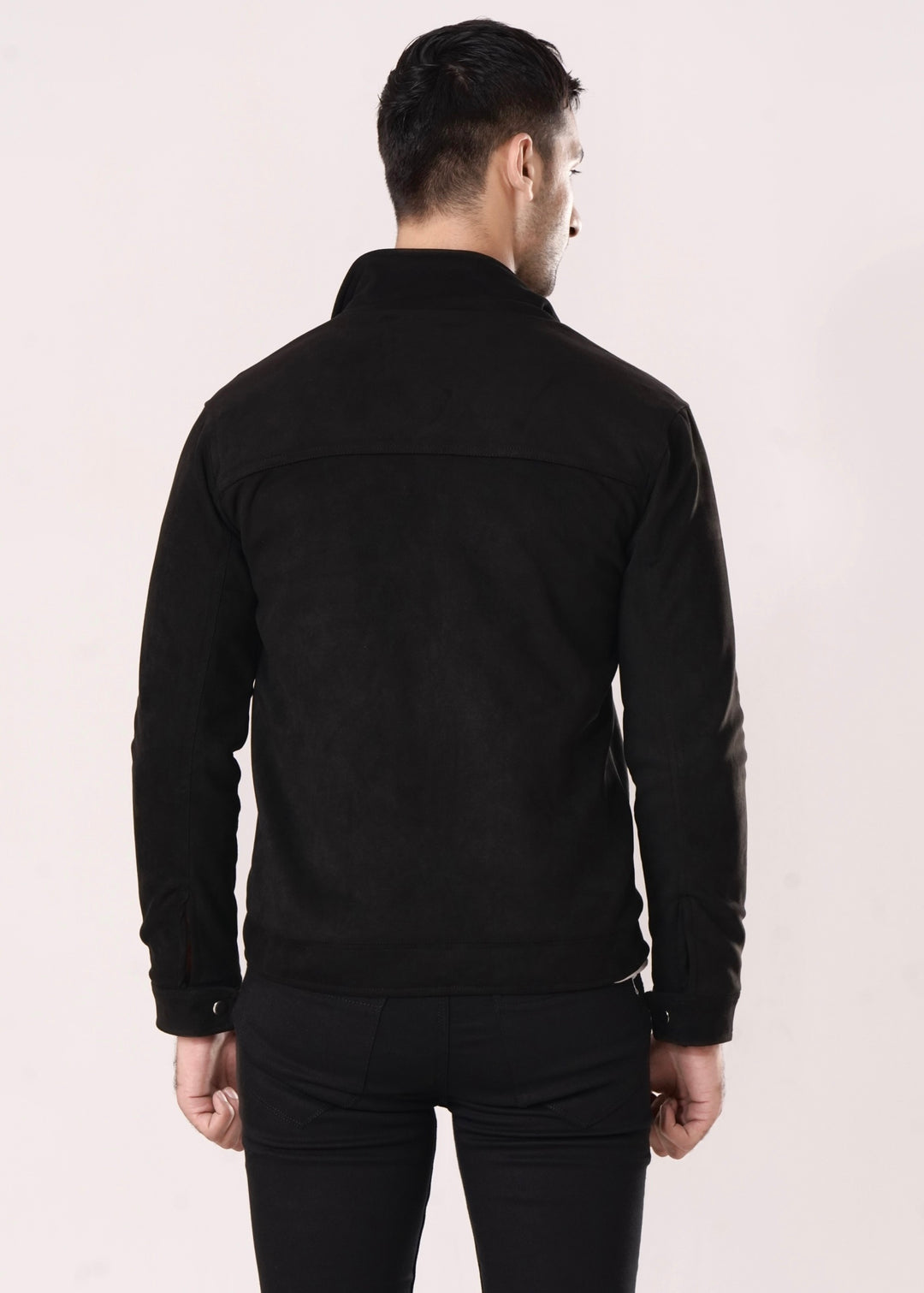 BLACK SUEDE JACKET-FT