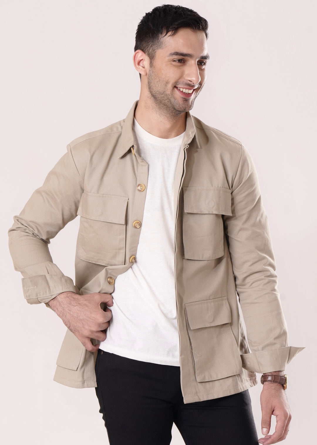 SKIN COTTON SHACKET-FT