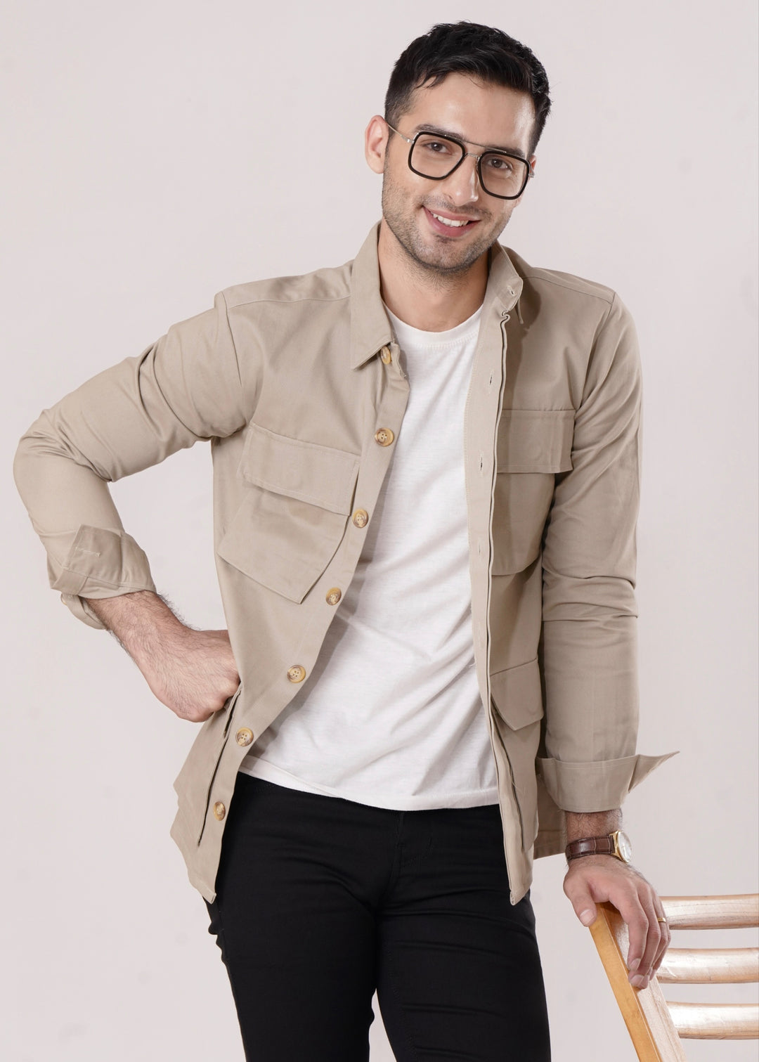 SKIN COTTON SHACKET-FT