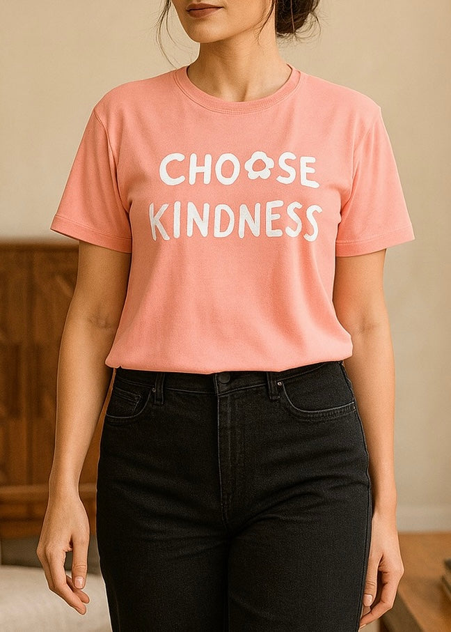 PEECH COTTON TEE-FT