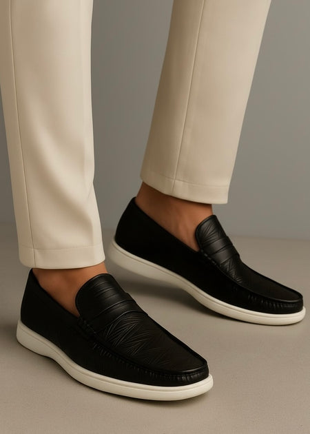 0012 AIR LOAFER'S-BLACK
