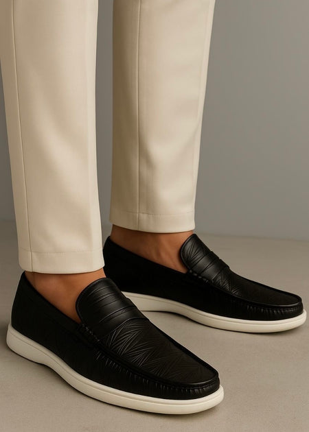 0012 AIR LOAFER'S-BLACK