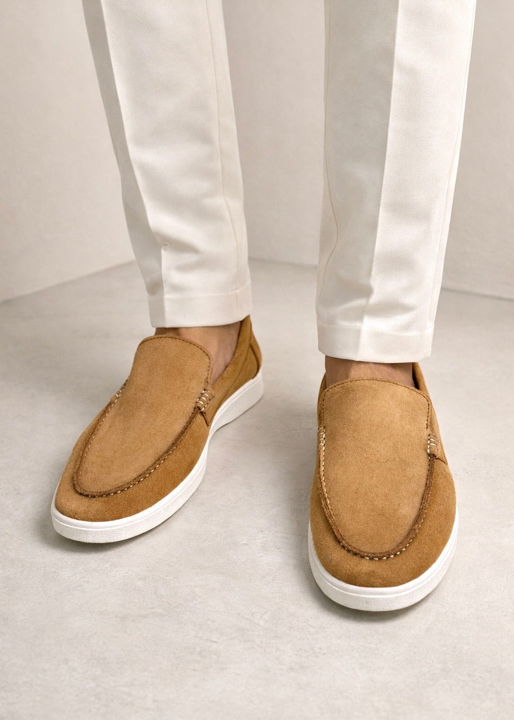 0025 Lunaro Suede luxury loafer-FT
