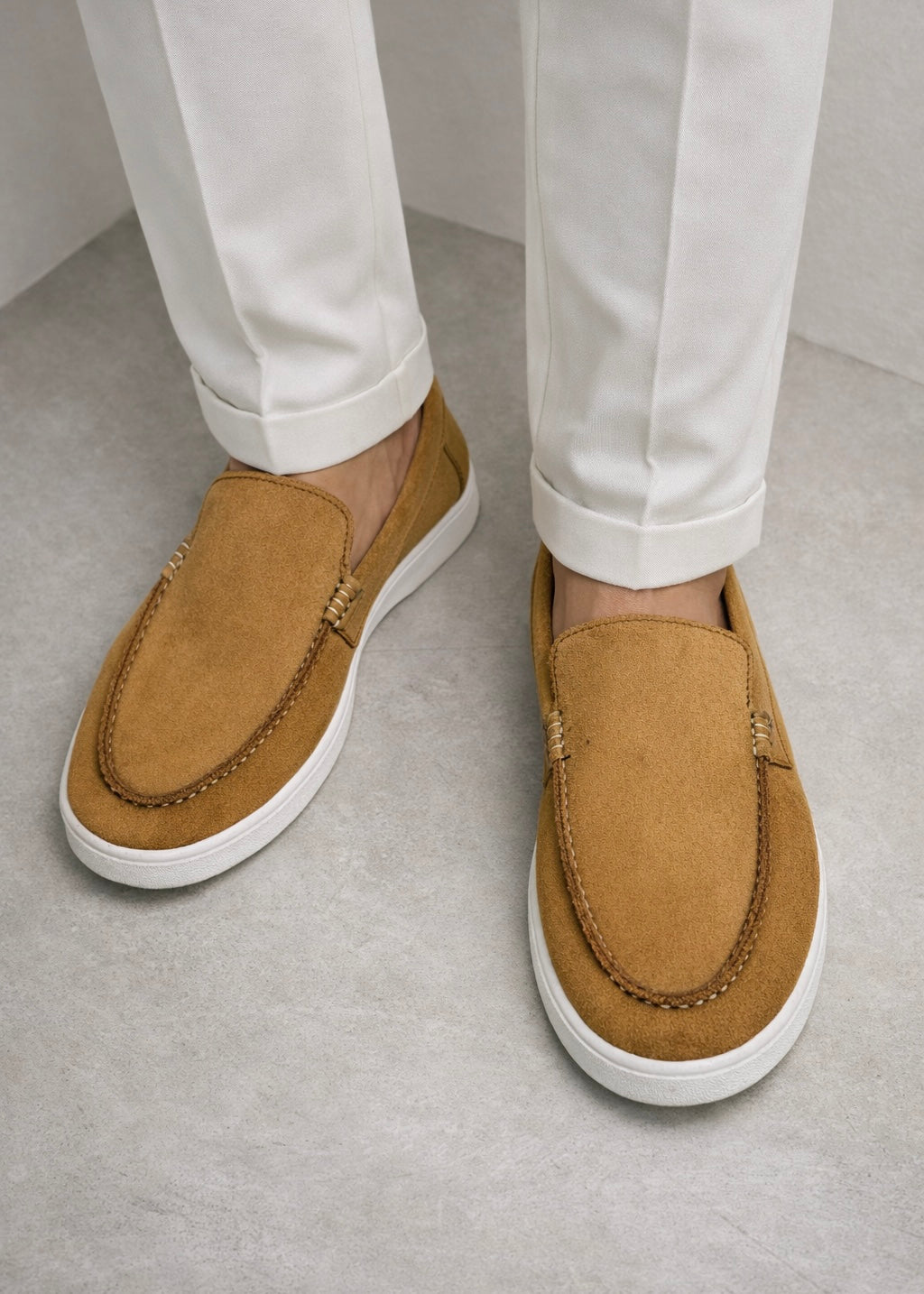 0025 Lunaro Suede luxury loafer-FT
