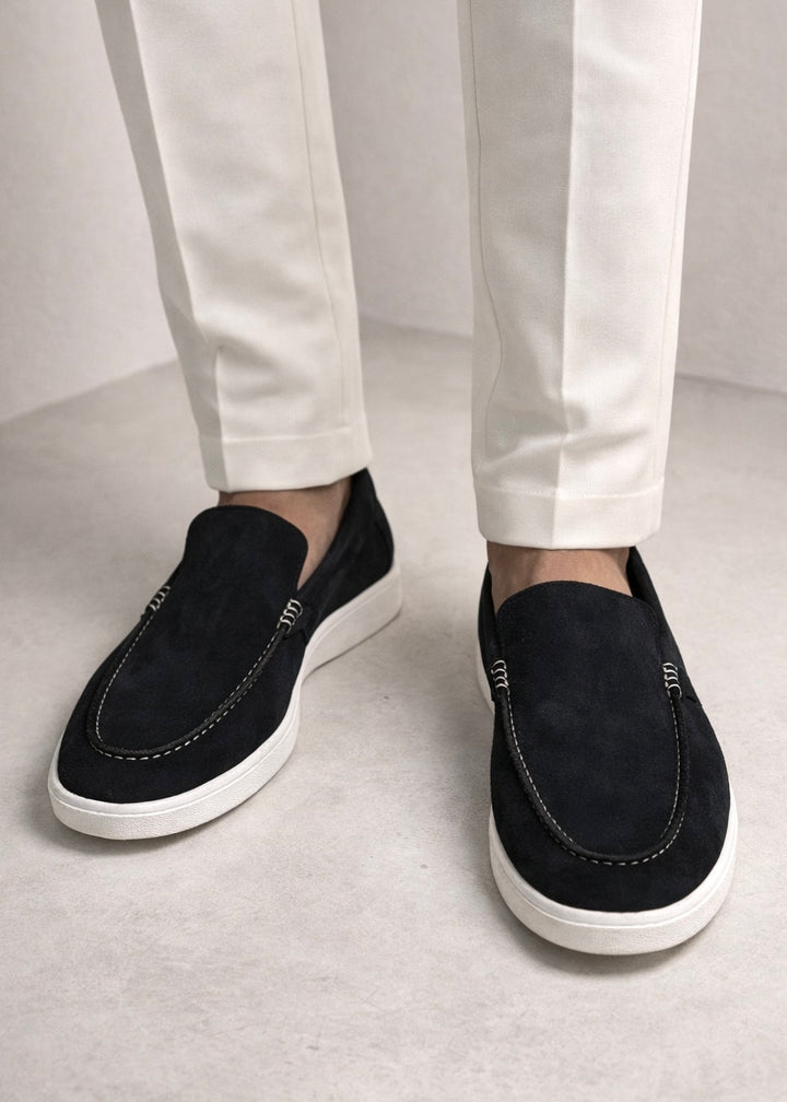 0025 Lunaro Suede luxury loafer-FT