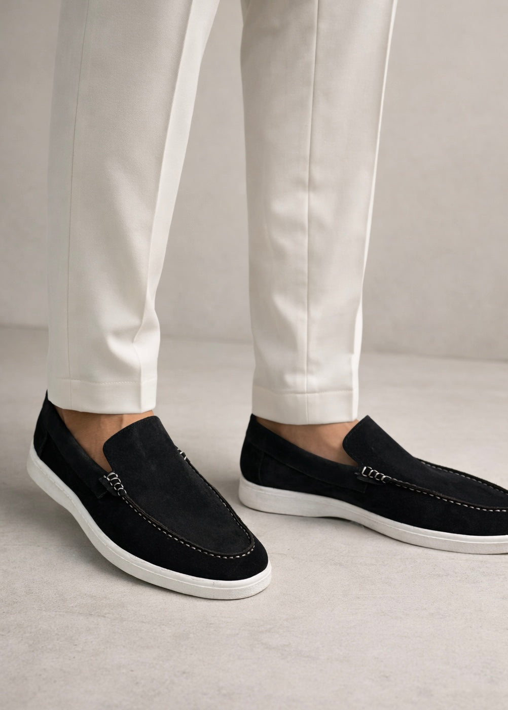 0025 Lunaro Suede luxury loafer-FT