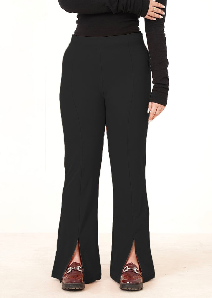 SLINKY EVENING SLACKS-BLACK