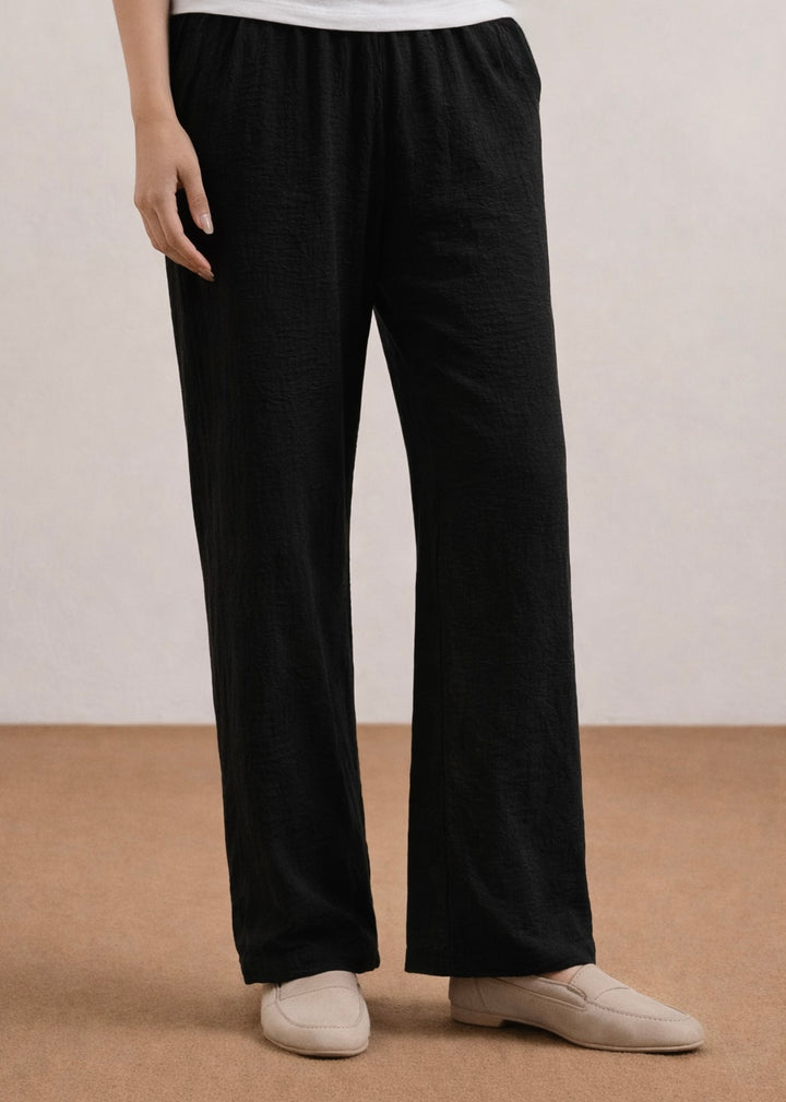 THE CREPE TEXTURE TROUSER-FT