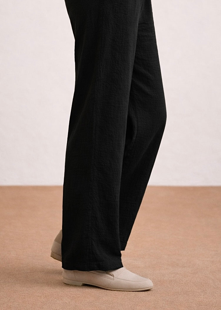 THE CREPE TEXTURE TROUSER-FT
