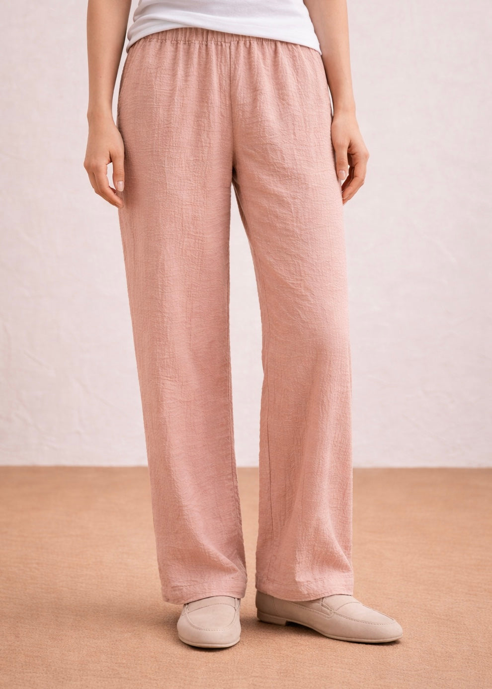 THE CREPE TEXTURE TROUSER-FT