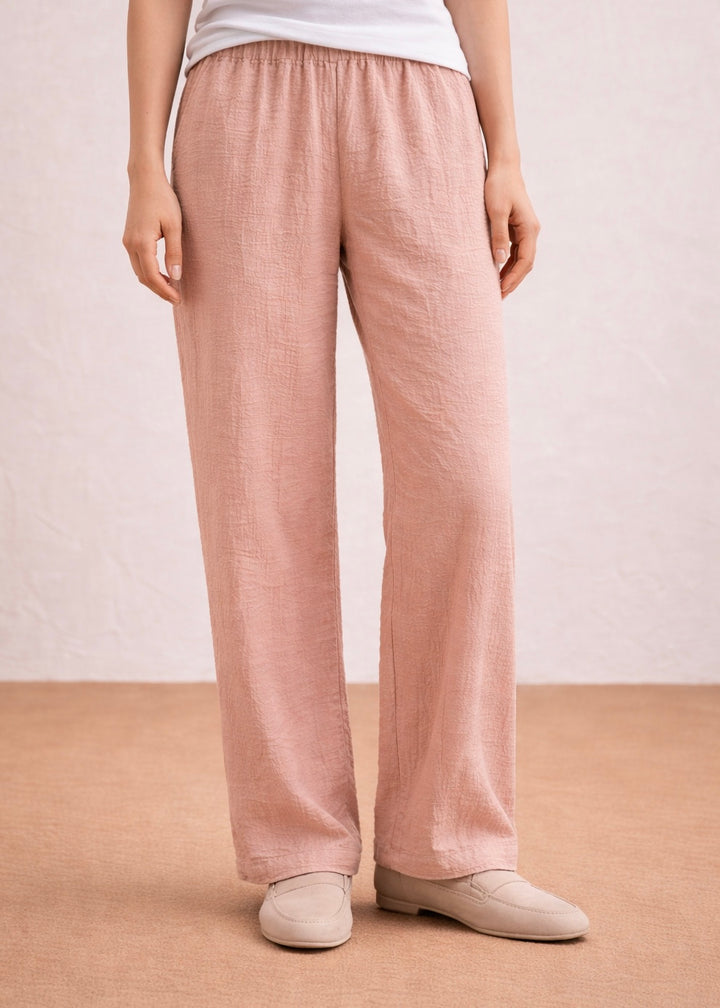 THE CREPE TEXTURE TROUSER-FT